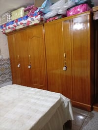 غرفه نوم صاج تسكام نضيفه جدا خمسه ابواب  السعر ٦٠٠ الف  كاونتر تسكام ٢...