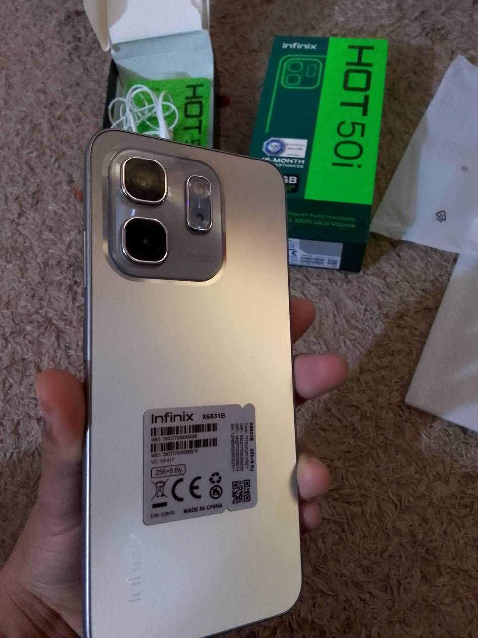 السلام عليكم جهاز للبيع ذاكره 265 نظيفا جديد كل شي ما تبدل بيه انفينكس هوت 50 اي وشكرا لكم حياكم الله السعر 150،، رقم الهاتف‏‪***********‬‏
