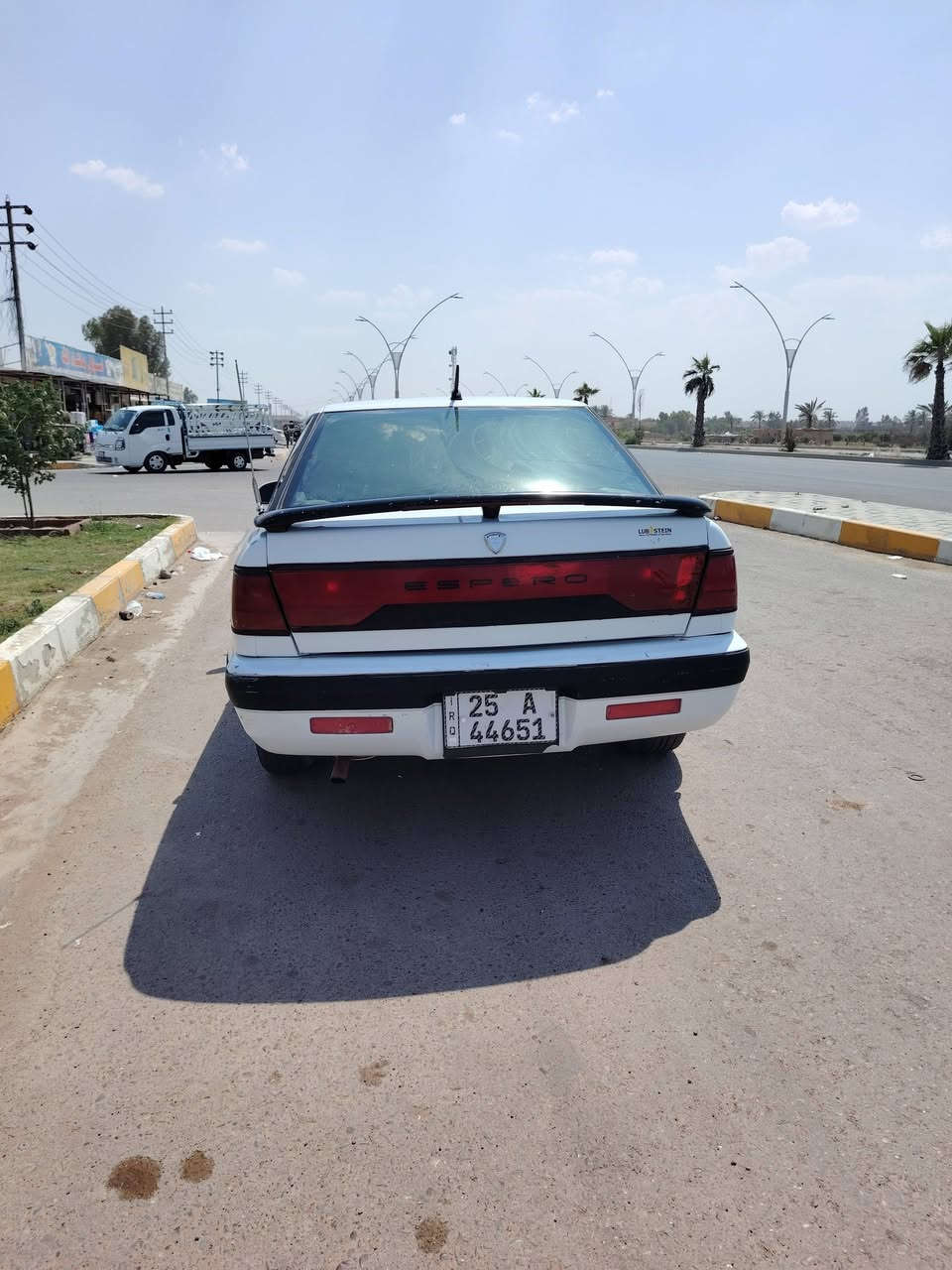 السلام عليكم #للبيع دايوو أسبرو موديل 96رقم كركوك دولي سنويه لل31 مشروع وطني تحويل مباشر محرك 1600 كير ومحرك خير من الله صدر وباور +مشط ستيرن جدد داخل +بطاين جدد مسجل بلوتوث سستم سماعات كهربايات شغاله كيج سرعه+روون +كيج بانزين وحماوه شغالات  مصبوغه حزام جماليه فقط جووم كهربائيه السياره   حلوه وجديده مال بيت #ملاحظه السياره محورها كابريته انسى البانزين #السعر27وبيهامجال المكان صلاح الدين تكريت للأستفسار***********اسيا
*********** زين
