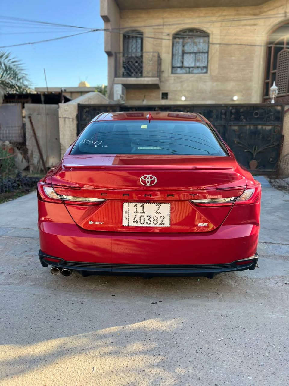 Toyota Camry 2025
بيع فقط بدون مراوس
هايبرد 
ماشية 26 الف 
كشنات جلد 
مواصفات SE 
بصمة تشغيل 
تحكمات ستيرن
تبريد قطعتين 
شحن لاسلكي 
كاربلي و اندرويد اوتو
مثبت سرعة 
مثبت مسار 
رادار امامي و خلفي 
مانع اصطدام 
أنظمة قيادة sport - eco - normal 
EV MODE 
اوتو هولد 
كير مكينة حدادية مكفول
حادث موضح بالصور جاملغ امامي ايمن و شبر بالبنيد مصلح عالبارد 
ايرباك بالتكمه فقط طاك و راجع سستم
سيارة ع ايدي باسمي تحويل ثاني يوم رقم بغداد و مكانها بغداد 
السعر ٢٢٧ و بيها مجال 
للاستفسار *********** اتصال 
*********** واتساب
