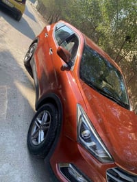 هونداي سنتافي موديل 2017 وارد امريكي داخلة كلين طخة صغيرة بالدعامية ال...