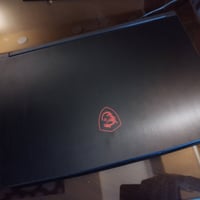 لابتوب للبيع  msi gf63 Thin ذاكرة 256 ssd بالاضافة الى 1 تيرا hdd  cor...