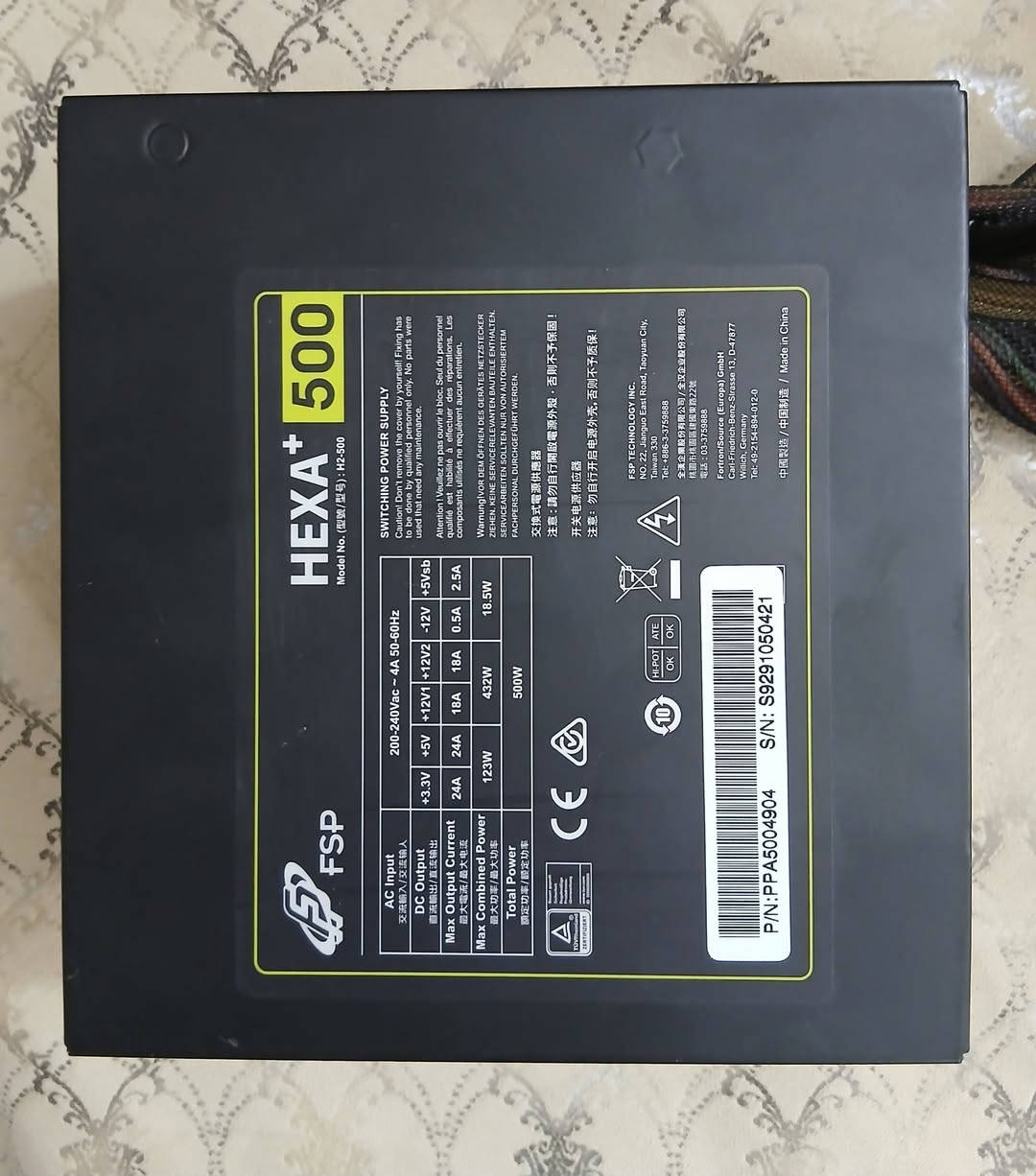 السلام عليكم 
بور سبلاي 500w نوع FSP للبيع البور نضيف جدا 
كيبلات كرت 8×2 16PIN 
السعر 50 الف مع التوصيل سعر ثابت 
مكاني بغداد


**إذا كنت صاحب هذا الإعلان وتريد حذفه لأي سبب، رجاءا أرسل رسالة إلى الدعم الفني**