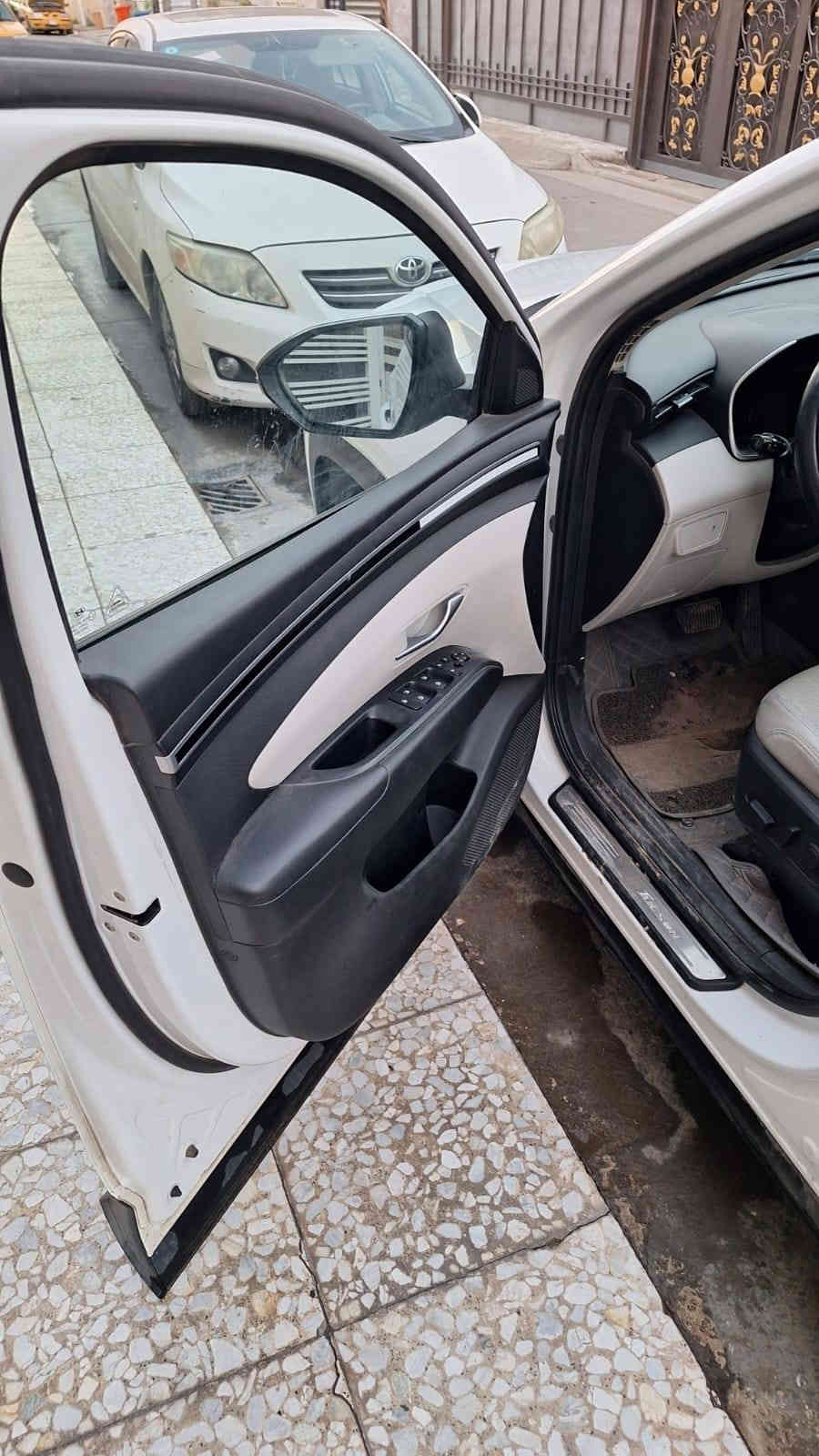 للبيع توسان خليجي ٢٠٢٣ مكفوله فول مواصفات بانوراما حساسات الداخل جلد السعر ٢٣ مكان بغداد الدوره ***********
