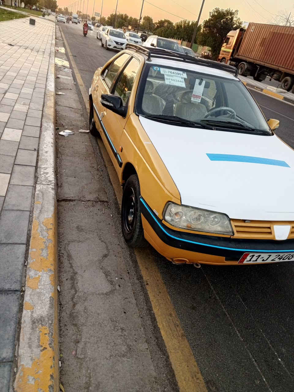 السلام عليكم سياره بيجو رقم بغداد انكليزي امصفره كير ومحرك كورله اوتماتيك داخلها خير من الله دشبولها كله يشتغل كيجات كهربائيات السياره جاهزه رقم السعر 32رقم الهاتف ***********
