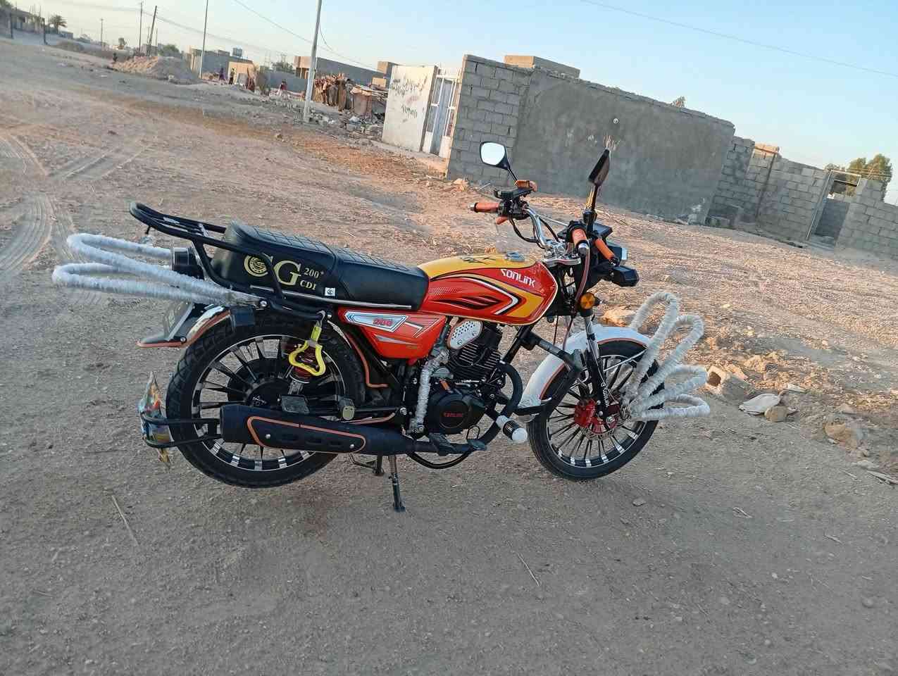 للبيع ايراني جديده فول موديل 26 محرك 200 سيبي اف بصمه تشغيل عن بعد هاي رقمي ***********السعر مليون 150
