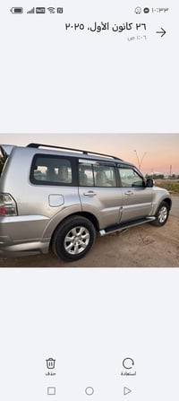 باجيرو موديل 2008 لون سلفرمحرك 3000 اقتصادي كير محرك حداديه جيد جدا رق...