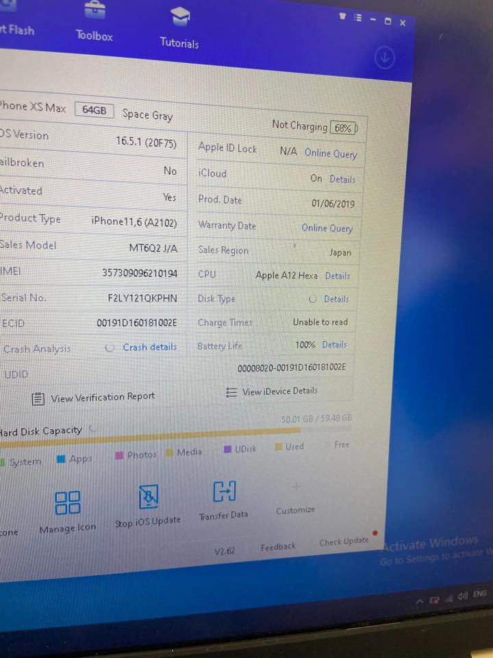 سلام عليكم للبيع آيفون اكس إس ماكس جهاز نضيف فقط بطاريه سعرررر٢٠٠بيه مجال ***********
