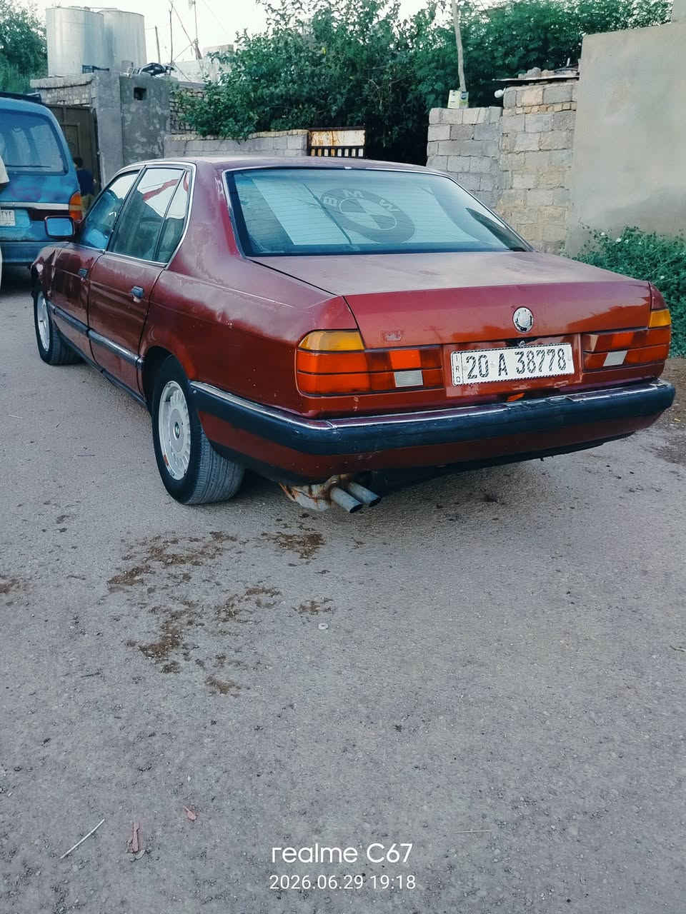 بي ام موديل 96 حجم 730 تبريد شغال كهربائية شغالة تخم تاير حدادية نعمة السعر 50بي مجال الرقم *********** ب اتصال واتس اب
