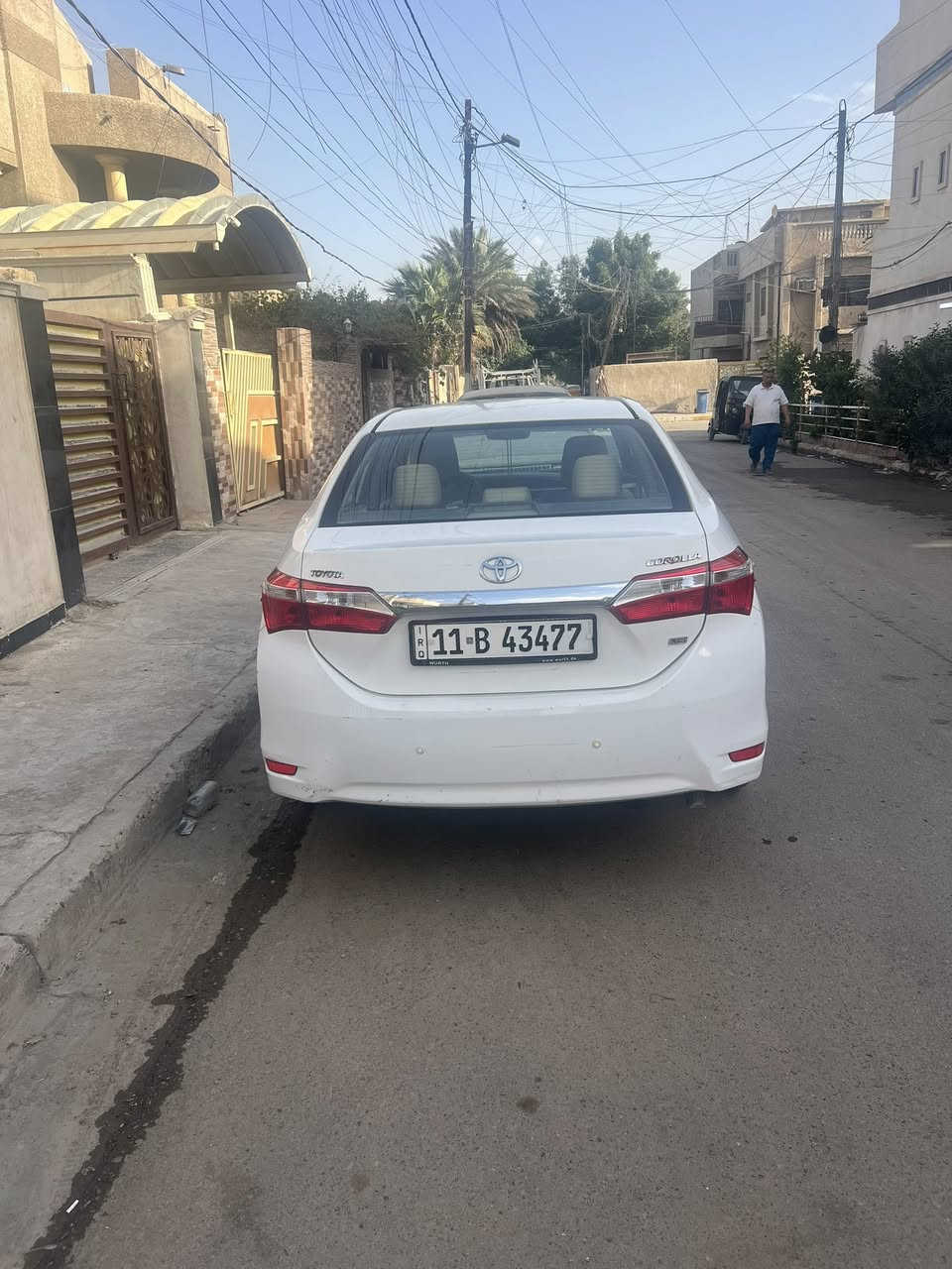 كورلا 2015 خليجي محرك 1600 ضرر صغير بل باب الخلفي عكس السايق والجاملغ الأمامي مبدل اصلي السعر 130$ مكاني بغداد ***********
