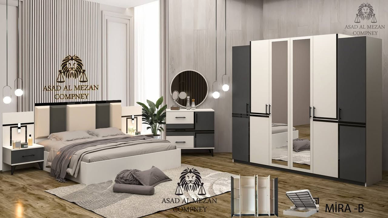 *5 قـــطـــع*  
نفس صوره تقسيم الكنتور رفوف

برغي حديد✅
سرير دبل جك✅
كنتور رفوف✅
مرايا مدوره✅
♦️كنتور 220
♦️ كومدي عدد2,  
♦️سرير200 سم*180سم
♦️ميز تواليت85  سم     
♦️راس السرير استافور
السعر   650,000   الف دينار عراقي 🇮🇶  
شامل شد ونقل🚛 مجاني
مع وصل ضمان حقيقي فتح 🔓وشد ١٠ مرات
عنوان الجديد الرمادي شارع ٤٠ مقابل جامع الواثق
للحجز☎ ***********  واتس
