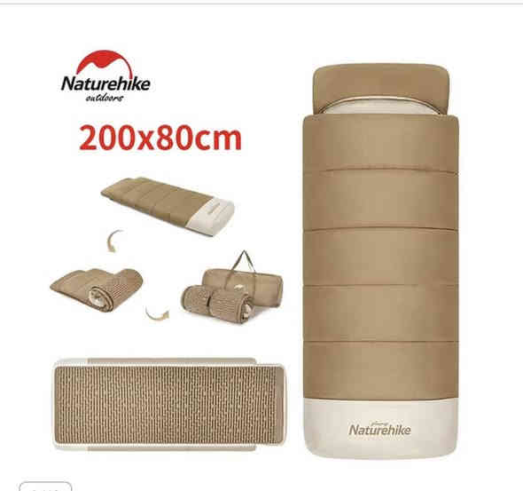 سليب باك شتوي ماركة نايجر هايك naturehike مبطن مع دوشك ارضي نايجر يجي مع السليب يعزل الحراره ورطوبه يتحمل درجة حراره إلى 13 - سعره 65 الف مفيد جدا للثلج  مال تسلق وزنه نص كيلو واتساب *********** يوجد توصيل
