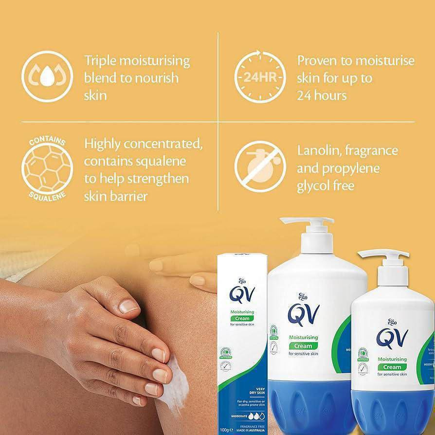 كريم الترطيب من QV 💛
مرطب لطيف يجدد البشرة ويساعد على ترطيب المناطق الجافة🤎

يحتوي على السكوالين وهو مكون طبيعي موجود بالبشرة 💙

يعالج جفاف الأكواع ، الركبتين ، اليدين 💚

تركيبته مضادة للحكة وخالي من الروائح ❤

مناسب لجميع انواع البشرة حتى الحساسة ومناسب للرضع والاطفال وكبار السن 👶🧒🥸

الحجم 500م✅
الآصلي أحذروا التقليد ❌❌❌
#مرطب


**إذا كنت صاحب هذا الإعلان وتريد حذفه لأي سبب، رجاءا أرسل رسالة إلى الدعم الفني**