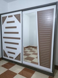 كنتور سحاب • خشب MDF • مراية وسطية