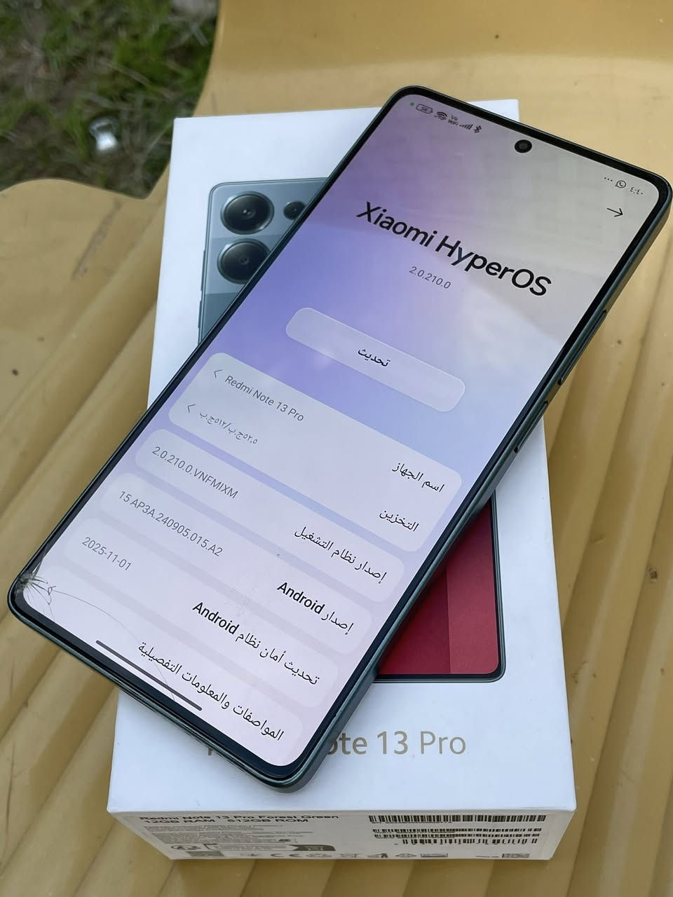 السلام عليكم
للبيع جهاز ريدمي نوت13برو ذاكره512//12 جهاز نضيف كلش كامل ملحقاته شاشه 120Hz كامره 200MP يدعم الشحن السريع بقدره 67واط باقي مواصفاته معروفه ضرر الجهاز فقط فطر صغير جوه بشاشه ممأثر ع ايشي ولمس وكلشي شغال وضمان السعر 180مجال بسيط كلشش مكاني جلولاء تفاصيل اكثر اتصل *********** او واتساب
