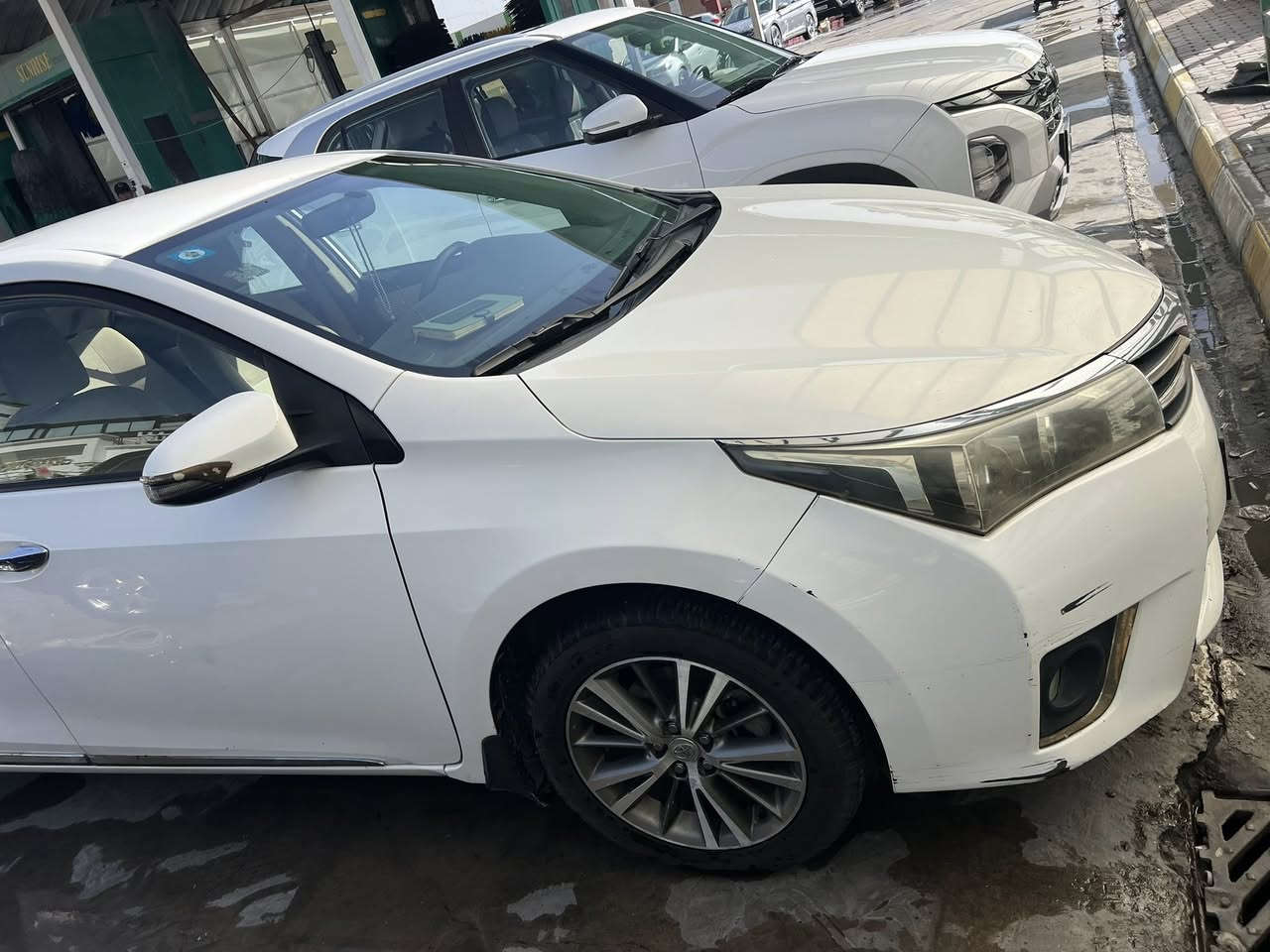 كورلا 2015 خليجي محرك 1600 ضرر صغير بل باب الخلفي عكس السايق والجاملغ الأمامي مبدل اصلي السعر 130$ مكاني بغداد ***********
