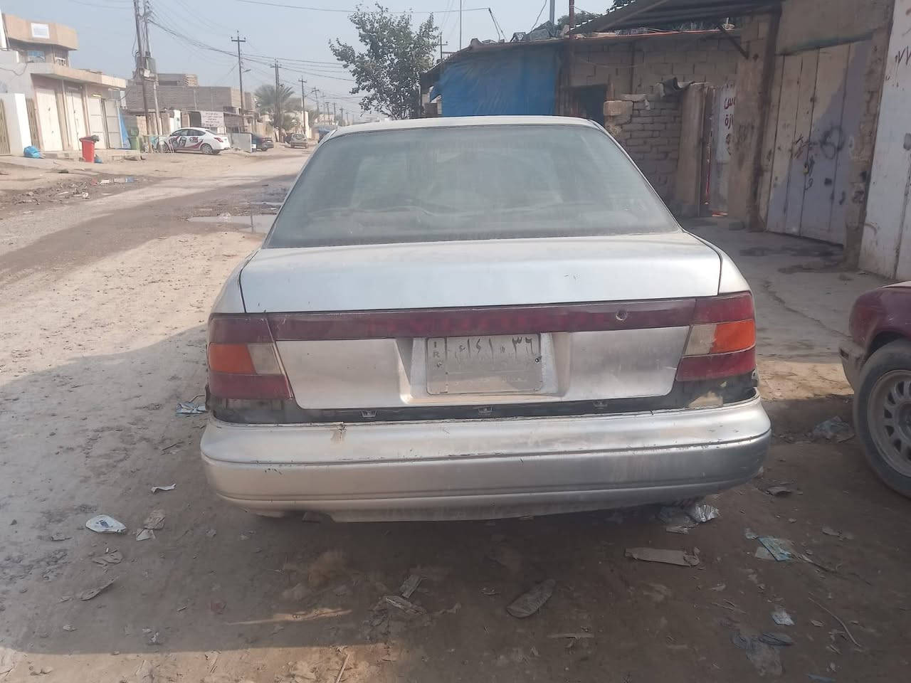 السلام عليكم بيع مستعجل
الانتره دمعه موديل 93 كير مكينه تاير صدر تحويل شرط 
العنوان سامراء السعر 28 وبيهه مجال حك الجيه 
الاتصال ***********
