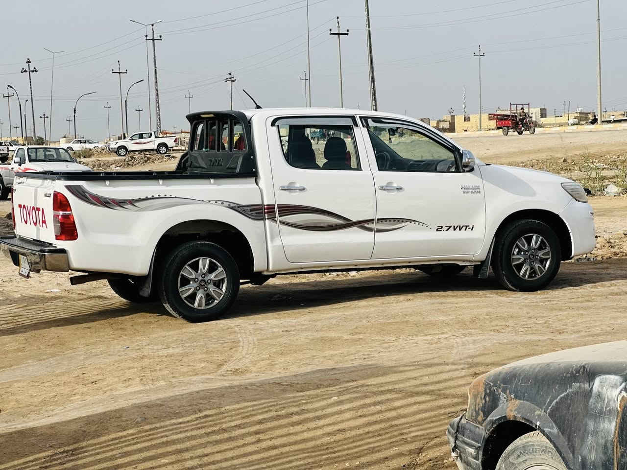 تويوتا 2013سعودي كير عادي رقم بغداد سنويه ل2027ماشيه 297الف فقط سياره كفاله ضربه وتبديل وصبغ بيها بارد بجاملغ الأمامي بسيط وبالباب كد شبر الباقي كفاله معروضه 180وبيها مجال لشراي مكاني ناصريه قلعه سكر ‭٠٧٨٣ ٤٩٦ ٧٧٠٣‬سلفون قماره وبنيد شركه شرط السياره جاهزه على آخر حبايه
