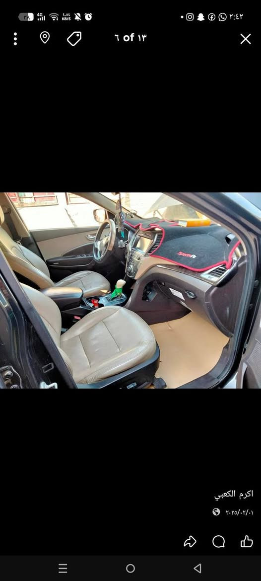 السلام عليكم عدي سنتافي 17 أمريكي محرك 4سلندر جي بيها قطع صبغ ابيع احزام ما عده بنيد وصندوك مكفولات ***********
