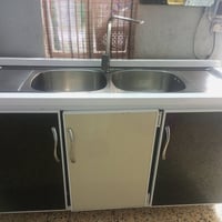 سنك حوضين • ما بيه عيب • مطبخ