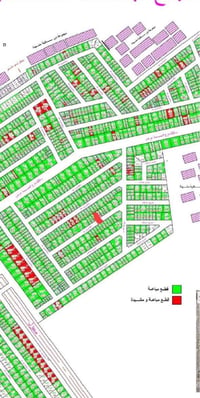 قطعة ارض للبيع 200 متر في مجمع البصمة رقمها 531A خلف التجاري  السعر من...