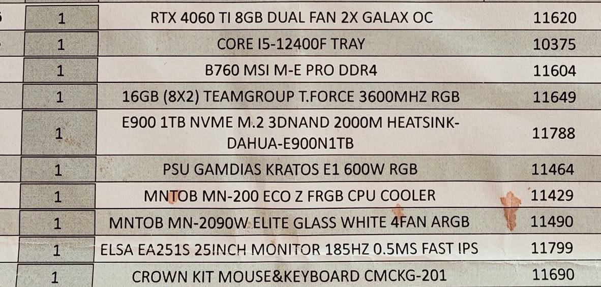 السلام عليكم
كيس وشاشه و UPS اونلاين 
المواصفات داخل الصوره 
السعر 1.250.000
مكاني بغداد الراشدية


**إذا كنت صاحب هذا الإعلان وتريد حذفه لأي سبب، رجاءا أرسل رسالة إلى الدعم الفني**