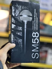 للبيع: مايكروفون SM58 الأسطوري متوفر لدينا المايكروفون الأكثر شهرة واس...