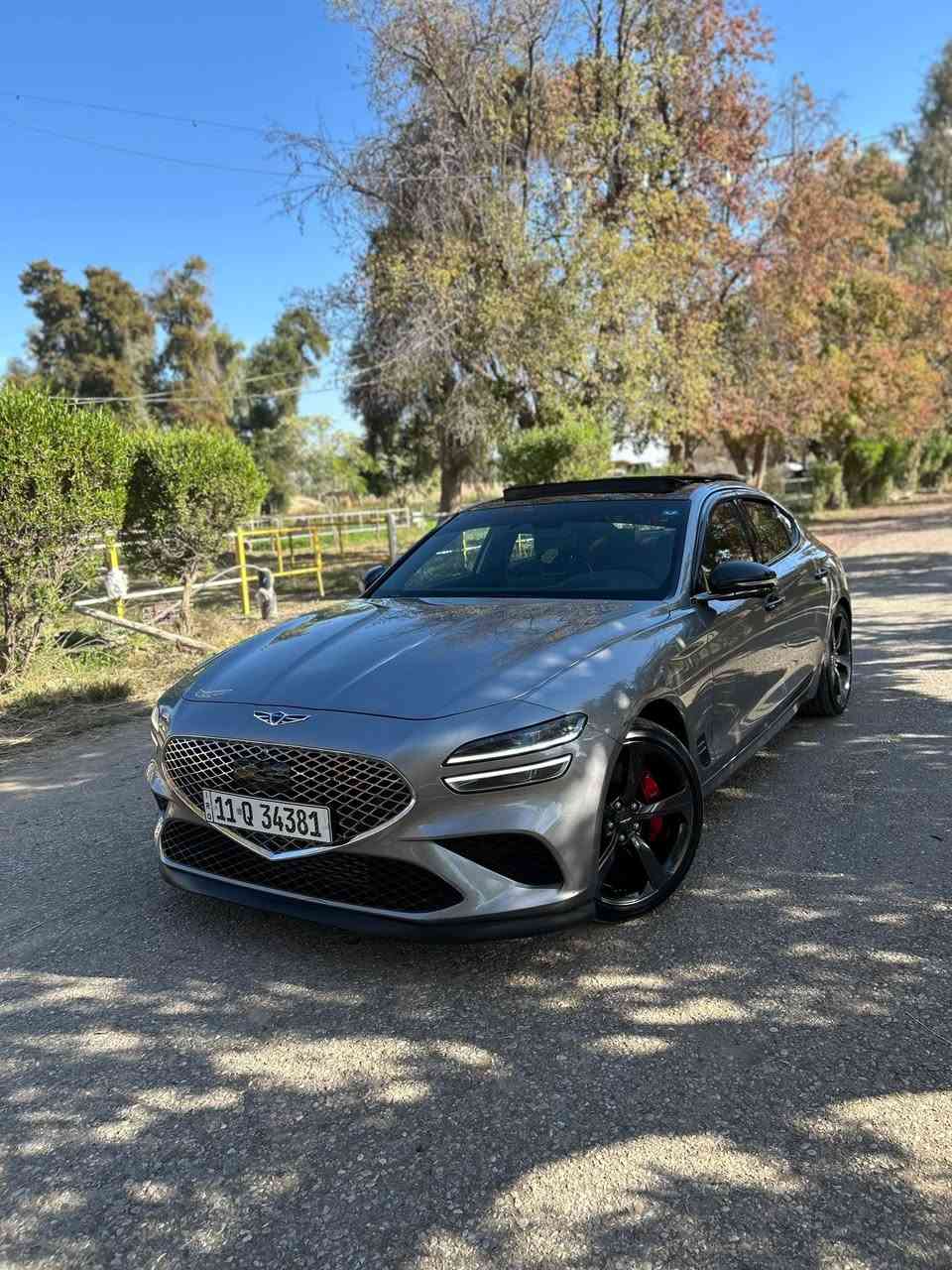 جمعة مباركة ❤️❤️
السيارة مزودة موستوك✅
جينيسس  G70 V6 4wd
3.3 توين توربو🚀🚀
كير 8 نمر ✅
الموديل 2023👍
الممشى 44 الف كيلو✔️☑️
اللون سلفر ميتاليك شمباني متغير☑️
الضرر مثل ما موضح بلصور✅
راديترات بلادي
بدون ايرباك✅
الفئة برستيج اعلى مواصفات🔥

التزويد
انتيك شوت aem 🔥
داوون بايب اولي مع ثانوي ستل ستيل🔥
عطاسات توربو🔥
اويل كاج كان 🔥
بك موث مدخل هواء وره الدعامية🔥
بلكات دينسو ستيج 2🔥
برمجة عقل محرك ستيج 2+ بوب كورن🔥

الكماليات
مطريات من ebay🔥
كفر مرايا وكفر يدات ابواب كاربون فايبر من ebay🔥
سبايدر جنطة من ebay🔥
ارضيات ربل من ebay🔥
شفات ستيرن من ebay🔥
لحية امامية من ebay🔥

مكان السيارة ديالى بعقوبة 
***********☎️☎️
اتصل او راسل بالخدمة 💸💸

