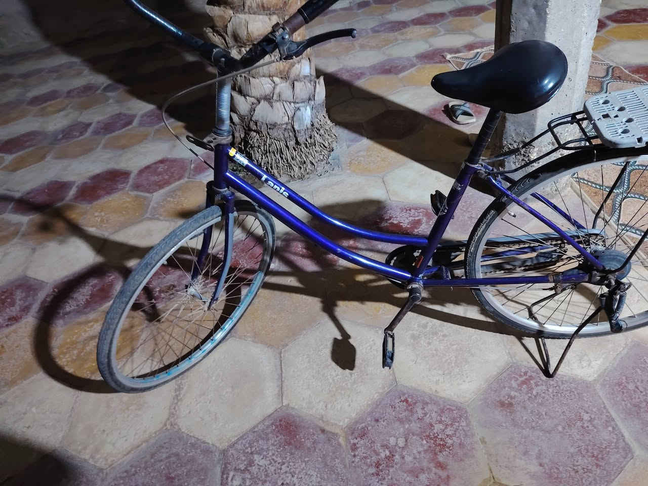 للبيع باسكل حجم ٢٦ كامل وياه جاملغ خلفي  بريك خلفي شغال لون بنفسجي بي شخوط قليله السعر ٨٠ وبي مجال مكاني السماوه لاستفسار ***********
