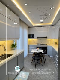 مطبخ • سطح كوارتز • تصميم اوربي