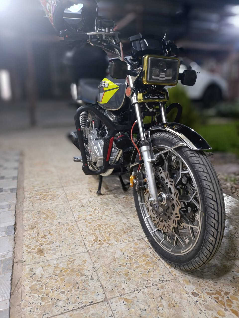 سلام عليكم  نامه برو موديل 25 200cc للبيع دبل دسك ماشيه 6000.. السعر 950 وبيهه مجال للطيبين مكفوله كفاله عامه اوراق كامله مكاني بغداد التاجي منشأ نصر ***********
