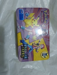 شلعه بطايق بوكيمون  ولبوكس العشوائي السود اكو منه7قطع قيم وخذ تواصل 07...