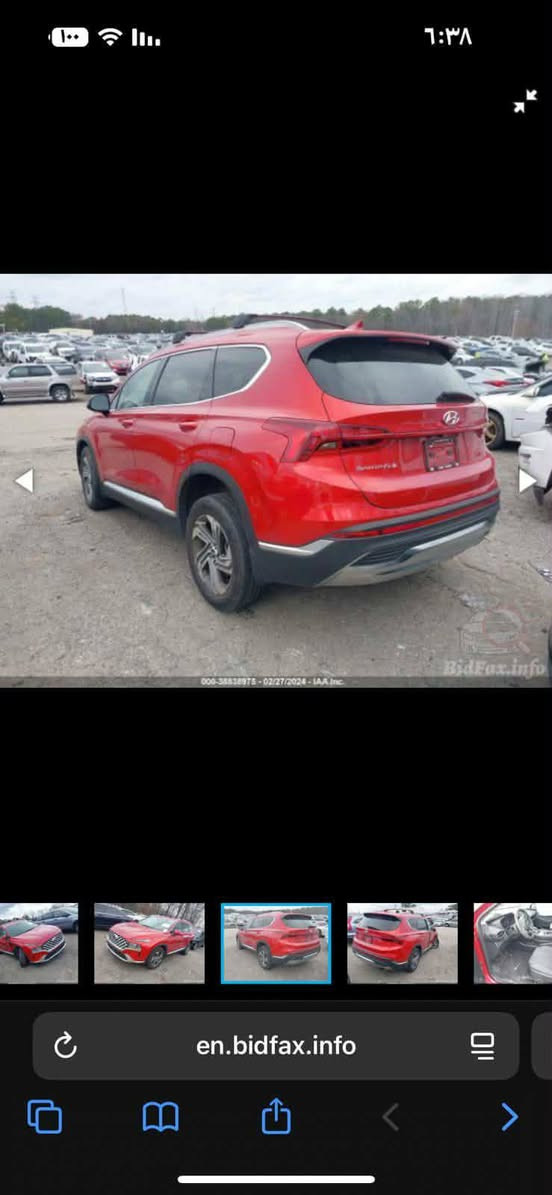 السلام عليكم ورحمة الله وبركاته
مكلف بالنشر 
سنتافي موديل 2022 
رقم بغداد تحويل ثاني يوم 
اللون احمر 
فول مواصفات عدة الفتحه 
حادث باب وجاملغ ايمن
مصلحهن نفسهن
 بدون تبديل لبيل واحد 
السعر 193 
‏***********
للاستفسار اكثر الاتصال
