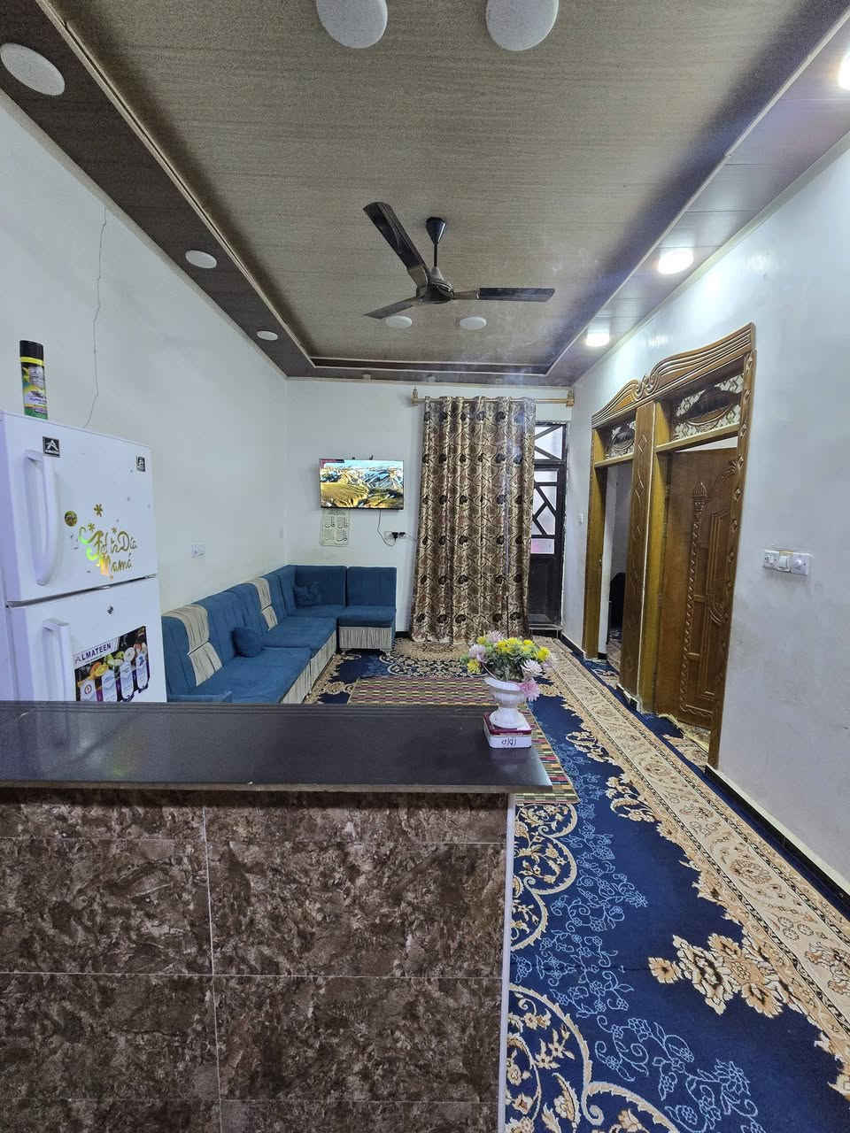 م
١٠٠م  م رهن ب ١٢، مليون سنه قابل  التجديد. يحتوي على غرفة نوم، مطبخ صحيات استقبال. نجف كوفه براكيه ***********مكتب
