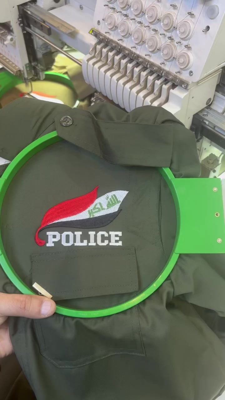 تطريز  الاسماء والرتب العسكرية                                                       طباعة الارقام ع الدريس الرياضي                                                        العنوان / حي الشهداء شارع النادي مقابل مدرسة الصناعة ***********
