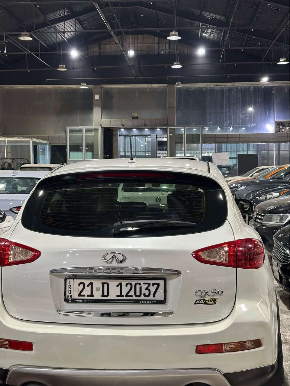 ئينفنيتى 2017 Qx50   فول مواصفات بصمة سلايد ناوجلد كوشن كارةبا كوشن گةرم شاشة ويل كوب مةكينة 6پستن 3700 بي ئيرباك 90هةزار روشتوة هةزهة فحص سنوى نوي رقم سليمانىسةنةوى جديد 2031  تةنها 4بارجة سبوخ أمريكية بي ئيرباك بي ناوگرتن بي سارد سعرة 109$ سعر بلاش
شوين هةولير
***********

Infinity2017QX50فول مواصفات
بصمة سلايد كوشن جلد كوشن كهربا كوشن هيتر ويل كب 6سلندر محرك 3700
بدون ارباك بدون جوة 4قطعه سبوخ بس كلير 90ميل ماشى فحص هزة رقم سنوى جديد حتى 2030
سعر109$ سعر بلاش سیارە کلشی بشرط أربيل, العراق
