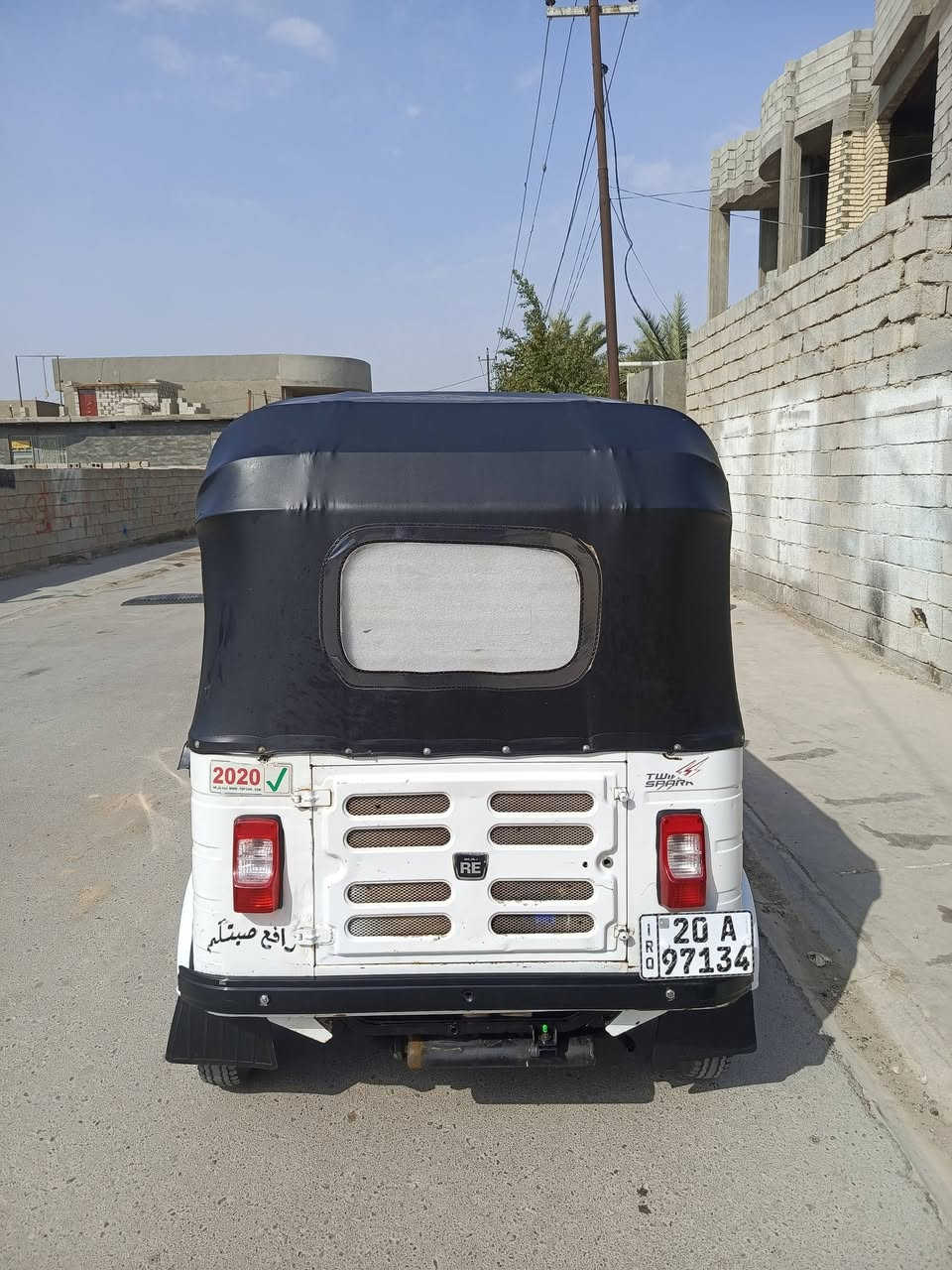 سلام عليكم تكتك لبيع موديل 20 رقم تحويل ثاني يوم تكتك كشر بي بس شبر بل لغد ولباقي كفاله محرك لا تنقيص ولا تبخير سعر 6و300وبيه مجال مكان ديالى خان بني سعد رقم ***********
