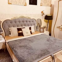 غرفه نوم تركيه🇹🇷ملكيه كلش نضيفه نضافتها95%اي ضرر مابيها 9قطع ضخمه بيبا...