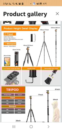ستاند تصوير • يحمل ١٠ كيلو • فول ومكفول