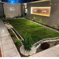 عمل كافه الحدائق تحت الدرج والحدائق الخارجيه وعمل النافورات وترتيب الح...