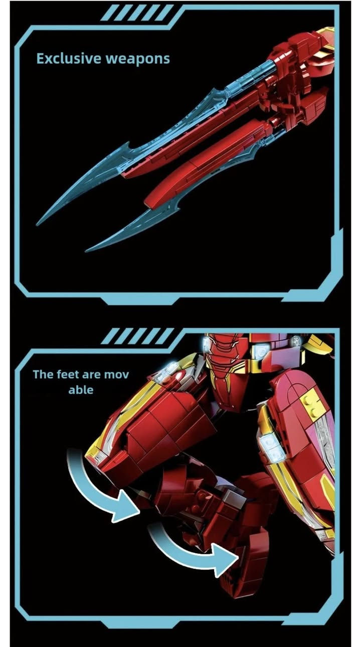 شخصية ايرون مان تركيب متوفرة لدينا 
يوجد توصيل لجميع المحافظات 
واتساب ***********
