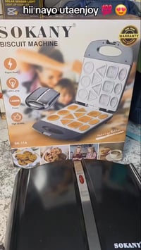 مكبس بسكويت • غير لاصق • قوالب متعددة