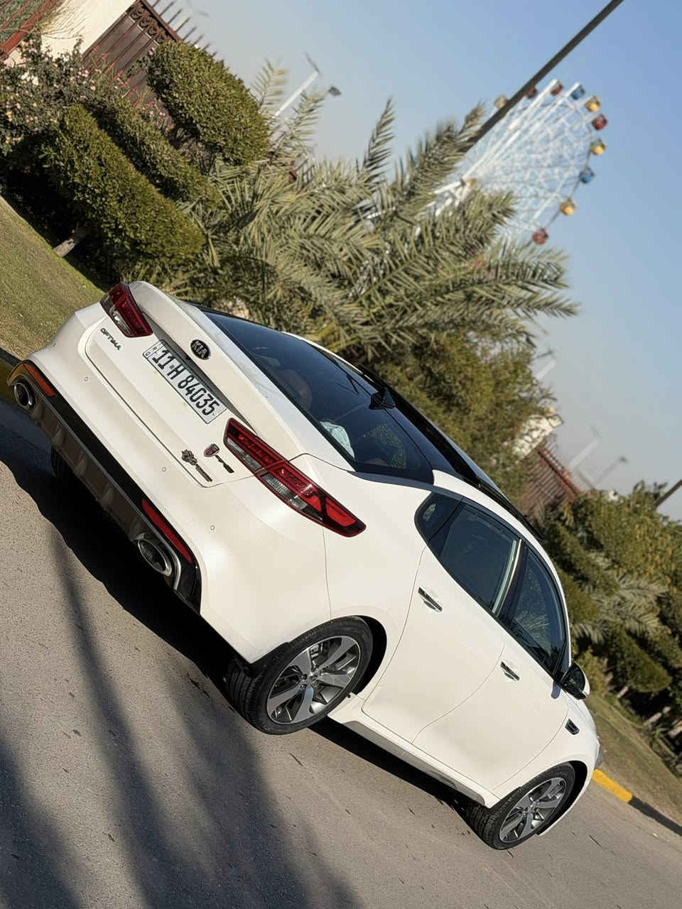 اوبتما 2016 خليجي
فئة جيتي لاين فول مواصفات 1/1
مكفولة من الصبغ والتبديل كفالة عامة 
.بصمة تشغيل و بصمة ابواب 
.بنوراما
.خمسة كامرات جانبيه + إماميه + خلفيه 
.كشنات جلد لون ماروني 
.داخل احمر بلاد 
.كشنات كهرباء + تبريد تدفئه كل الكشنات 
.هندبريك بصمة 
.كشن خزن ميموري 
.رادارات بلمري
.تدفئه ستيرن 
.حساسات إماميه + خلفيه 
.اريل افتيشن 
.شحن لاسلكي 
.بردات خلفيه 
.شاشه عرض بلاديه 
.فول تحكم ستيرن + شفتات 
.زنون عالي ناصي 
.تبريد بيانو 
.ثلاث انضمة قيادة  .محرك 2400
تخم تايرات جديده
السياره بيها مواصفات هوايه 
السياره جديده بمعنى الكلمة تجي وتشوفها 
رقم بغداد جديد باسمي دولي 
هزه وسنويه جدد تحويل ثاني يوم

السعررر 167بيها مجال 

مكان سياره //بغداد حي الجامعه 
***********
