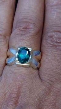 توباز طبيعي • فضة 925 • زعفرانية بغداد