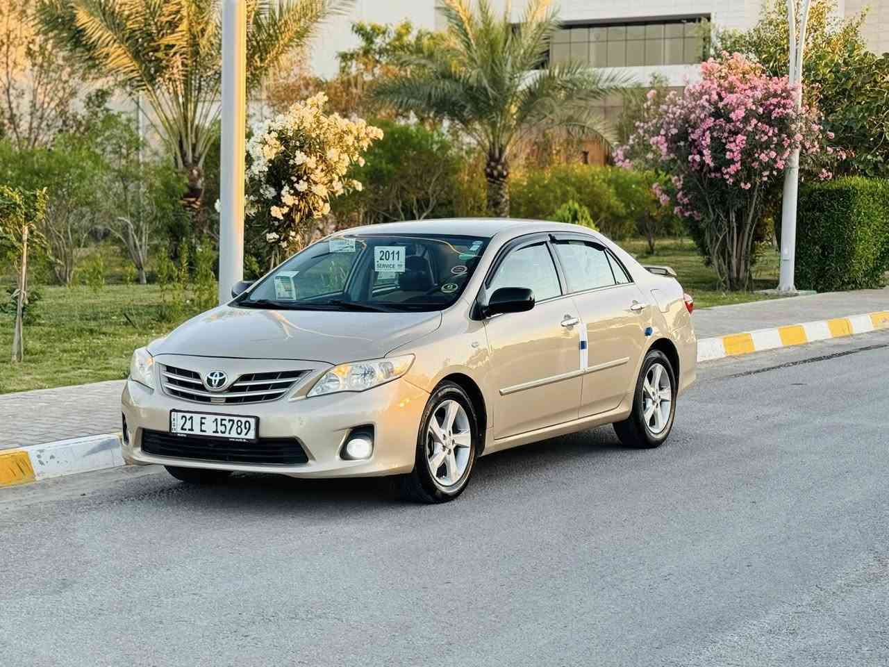 كورلا2011خليجي لون ذهبي 
السعر ب113$مجال بسيط 
رقم سليمانيه سنويه لل2030
شرط الغرامات والتحويل

⛓️‍💥محرك 1800VVT شرط لاتبخير ولاتنقيص 
⛓️‍💥كير اتوماتيك بدون اي عيب مال بيت"
مواصفات 

تدفئة /تبريد/كهربائيات/صدر/تايرات/كلها مكفوله 

⚒️سياره استخدام شخصي جديده برغي ما ناقصها Ⓜ️
دوشمه فصال يم غزوان الشمري 

⚒️سياره بيها جاملغ كلير بدون اي حادث شرط خاليه من البارد والشخط شرط السونار مع الصور Ⓜ️

السعر 113$💸

تايرات 4️⃣ جديدة 🆕 
صدر امامي خلفي كلا جديد 🆕 
مكان السيارة صلاح الدين تكريت الديوم
رجاءً ما أقفل سعر بالتلفون تعال وتدلل 
للاستفسار
***********
