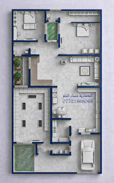 من تصاميمي  لدار سكني في محافظة بابل
تصميم مخططات طابق أرضي وطابق أول وفق متطلبات الزبون وبما يحقق أفضل استغلال للمساحات.

أقدم:
 - مخططات ثنائية الأبعاد (2D)
- مخططات ثلاثية الأبعاد (3D)
- تصميم واجهات بلقطات نهارية وليلية 
- تصميم داخلي 

مع شرح كامل لتوزيع الأثاث وتقسيم المساحات، حتى تكون الرؤية واضحة قبل التنفيذ ويكون كل تفصيل مدروس ومفهوم للزبون.

للتواصل وطلب الأعمال:
واتس أب: ***********
