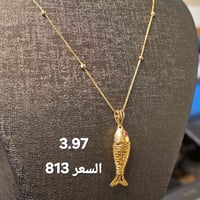 قلادة • ذهب خليجي • عيار ٢١