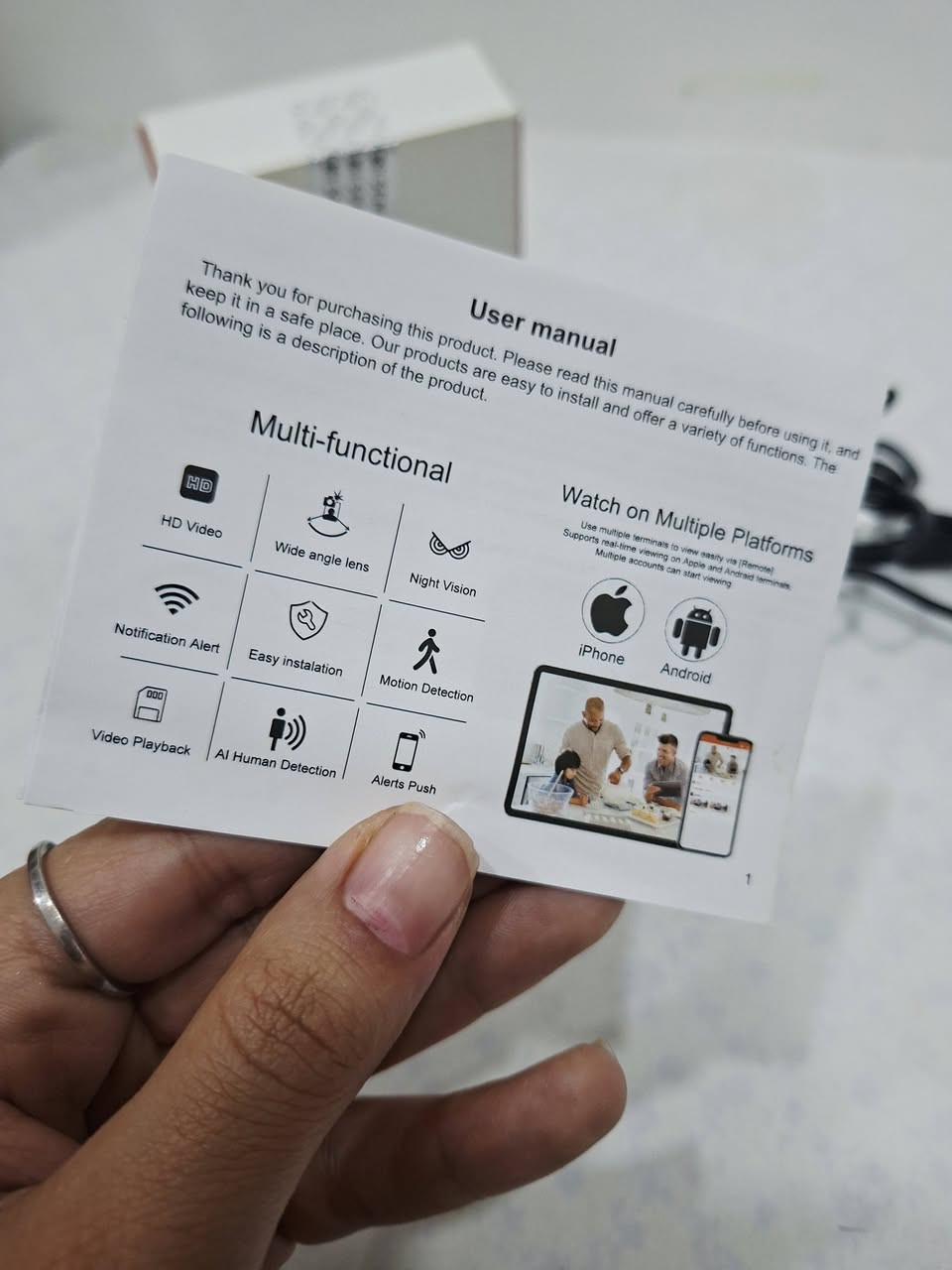 كاميرا تجسس صغيرة وتم الفحص ع اول تم ١٥


**إذا كنت صاحب هذا الإعلان وتريد حذفه لأي سبب، رجاءا أرسل رسالة إلى الدعم الفني**