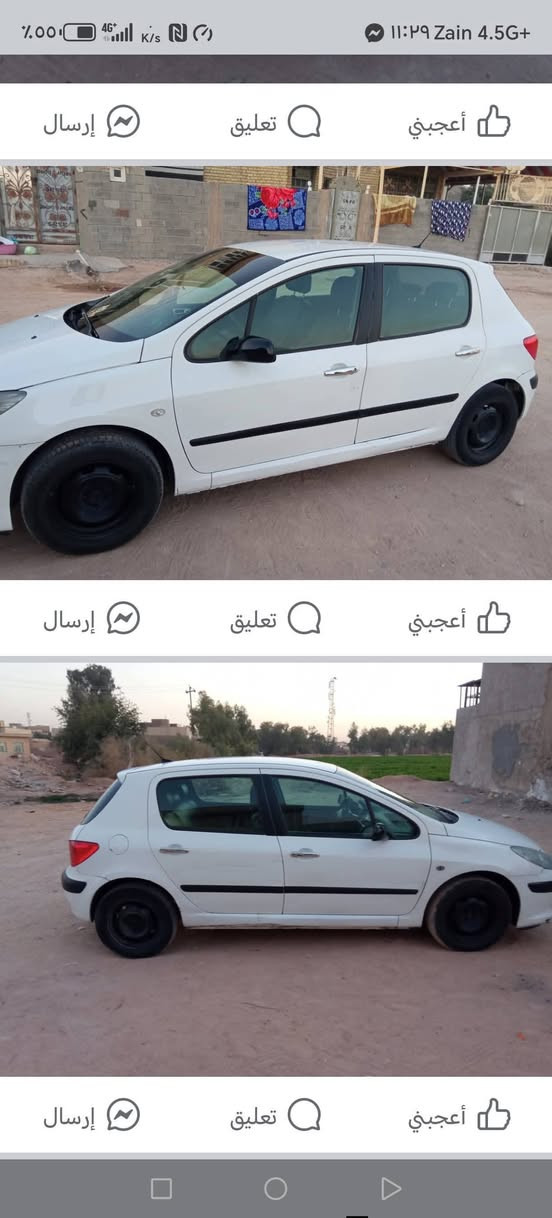 السلام عليكم سياره بيجو فرنسي 307 موديل 2006 رقم بابل باسمي سياره جديده كير مكينه تبريد حداديه اماميه خلفيه منظومه غاز تفويله تمشيك ٥٠٠ كيلو تعجبك اضل بسياره خليه ماتعجبك اني افتحه يم الورشه انطيكياه بدون منظومه براد كير بلادي بدون تحوير ولاطبه ولاحماوه بلكير مكاني نجف سعر ٥٣ بيه مجال قليل للشراي.. الاستفسار أكثر الاتصال على الرقم ***********. ماشيه سياره ١٥٢
