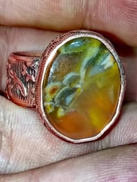 قلادة نحاسية • مطلسم روحاني • خاتم عقيق يماني